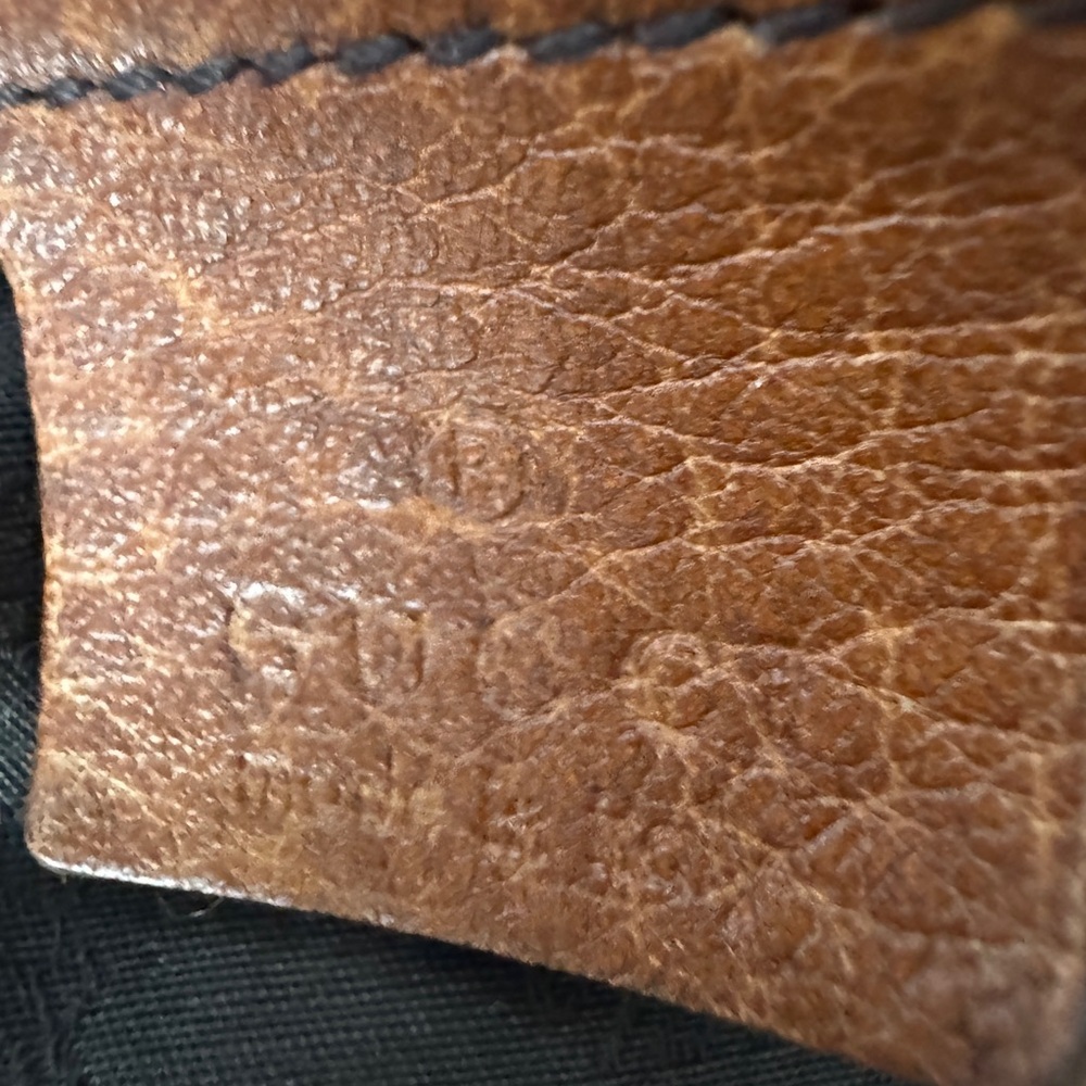 Gucci Tan and Brown Monogram Silver Hardware Shoulder Bag - Picture 10 of 12